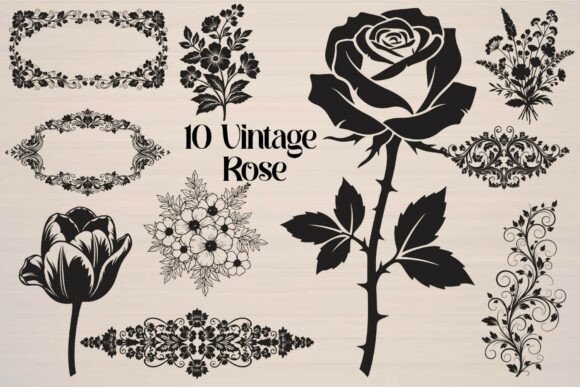 Download Vintage Rose - Premium Resources