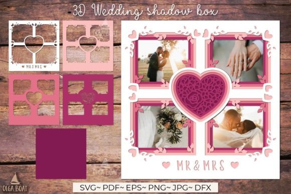 Download Mr and Mrs Svg 3d Wedding Layered Paper - Paper Collection