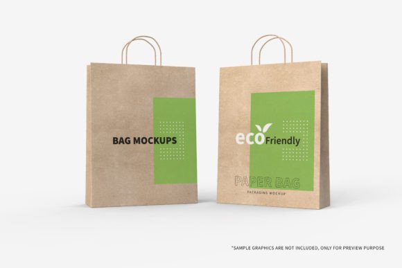 Download Craft Paper Bag Packaging Mockups_1 - Paper Collection
