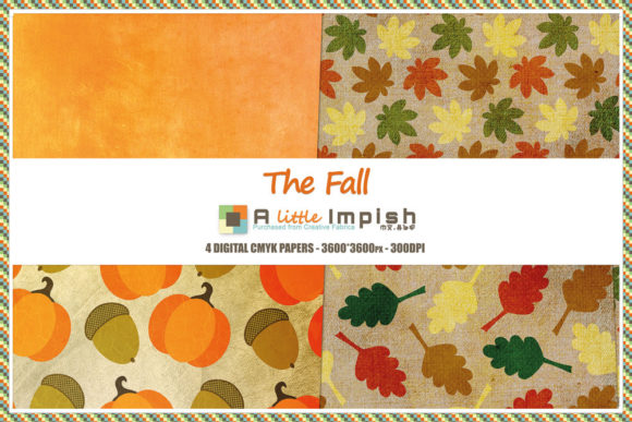 Download The Fall Digital Paper Pack - Paper Collection