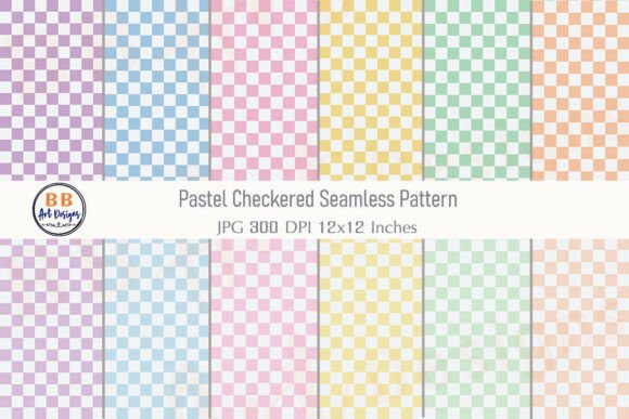 Download Pastel Checkered Seamless Pattern Paper - Paper Collection