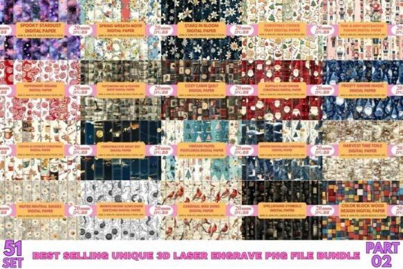 Download Beautiful Digital Paper Mega Bundle - Paper Collection