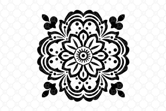 Download Indian Rangoli SVG, Decorative Art, 032 - Rangoli Collection