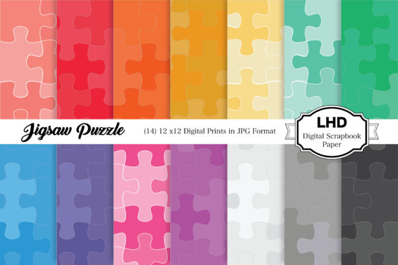 Download Digital Paper Pack - Jigsaw Puzzle - Paper Collection