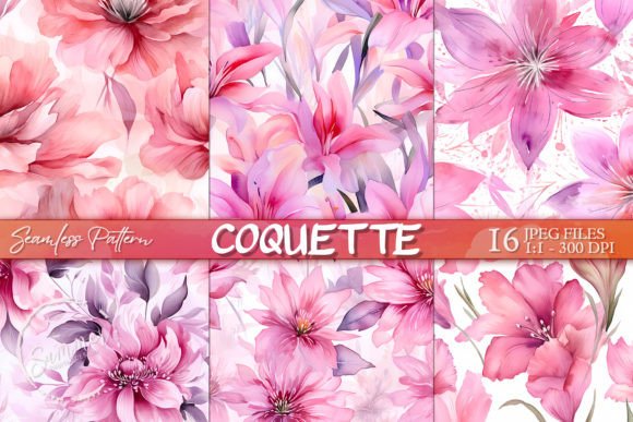 Download Pink Coquette Floral Wallpaper Pattern - Paper Collection