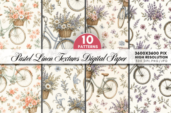 Download Pastel Rainbow Digital Paper Bundle - Paper Collection
