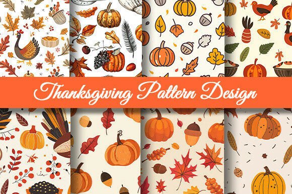 Download Autumn Fall Pattern Digital Paper - Paper Collection