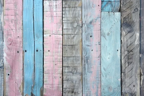 Download Colorful Wooden Plank Wall Texture - Plank wall Collection