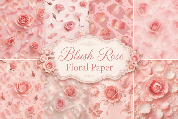 Download Blush Rose Floral Paper - Paper Collection