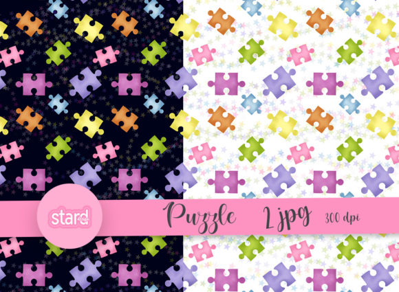 Download Puzzle Seamless Digital Paper - Paper Collection