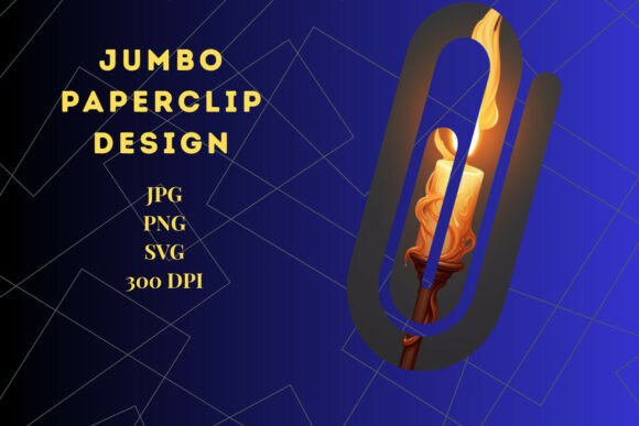 Download Minimal Jumbo Paperclip Design - Paper Collection