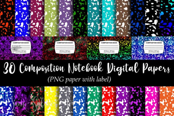 Download Composition Notebook Papers &amp; Labels - Paper Collection