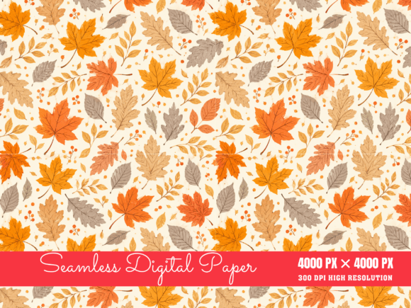 Download Autumn Digital Paper, Fall Craft Paper - Paper Collection