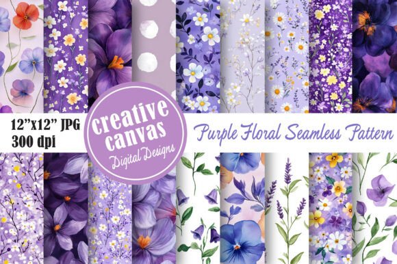 Download Lavender Cottagecore Digital Papers - Paper Collection