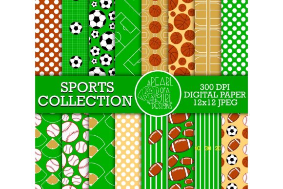 Download Sports Collection Digital Paper - Paper Collection