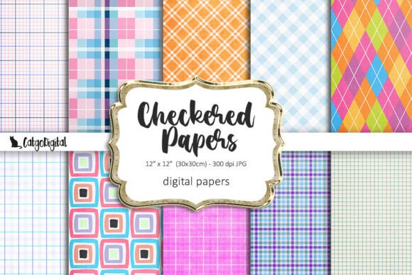 Download Checkered Papers Printable Patterns - Paper Collection