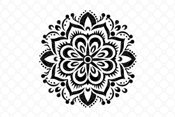 Download Indian Rangoli SVG, Decorative Art, 008 - Rangoli Collection