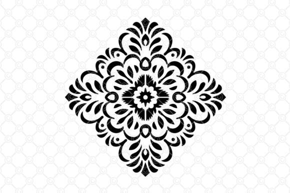 Download Indian Rangoli SVG, Decorative Art, 050 - Rangoli Collection