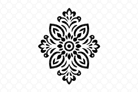 Download Indian Rangoli SVG, Decorative Art, 031 - Rangoli Collection