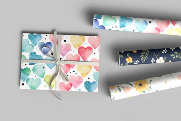 Download Realistic Gift Wrapping Paper Mockup - Paper Collection